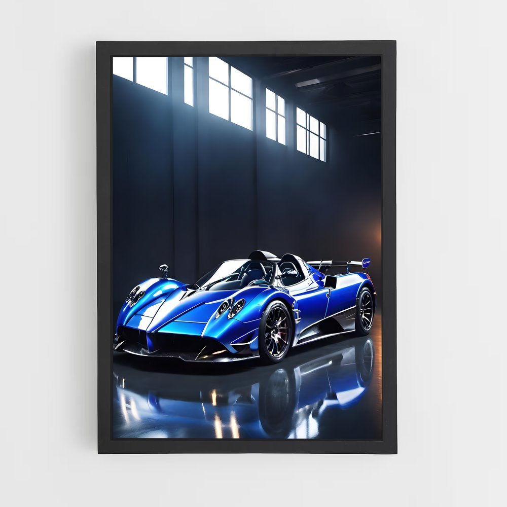 Poster Zonda hp barchetta élégante – affiche Pagani (vue 2)